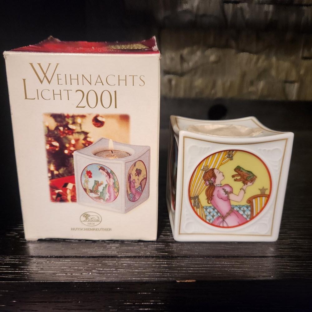 Hutschenreuther Weihnachts Licht 2001 Christmas Table Light In Original Box